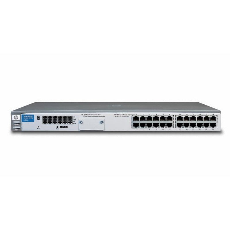 HP ProCurve 2124 (J4868A) — 24-Port Fast Ethernet Switch (Used)