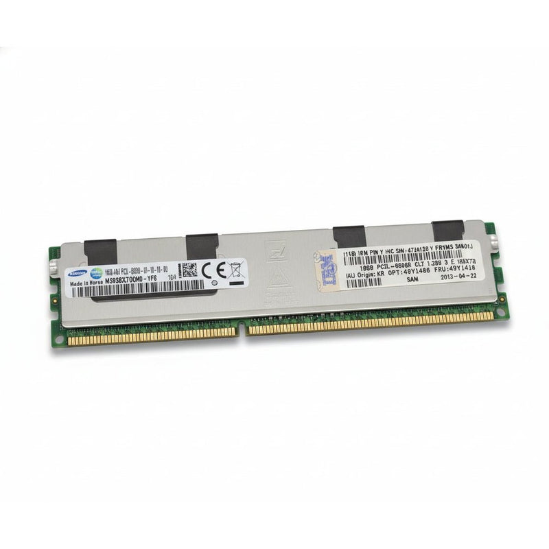 Samsung 16GB 4Rx4 PC3-8500R DDR3 — Registered ECC Server Memory (Grade B)