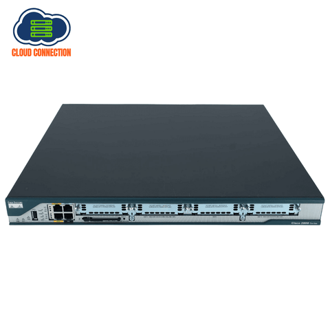 Cisco 2801 with AC power, 2FE, 4 Interface Card Slots, 2 PVDM slots, 2 AIMs Router (Refurbished)