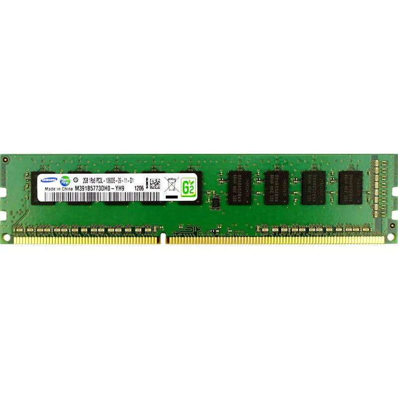 Samsung 2GB 1Rx8 PC3-10600E-09-11-D1 DDR3 Server RAM (Refurbished)