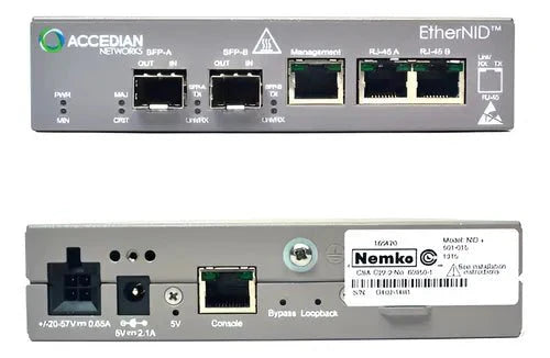 Accedian MetroNID AMN-1000-TE Network Interface Device (Used)