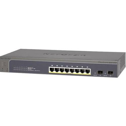 Netgear ProSafe GS510TP 8-Port PoE Gigabit Smart Switch 2xSFP (Used)