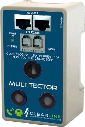 Clearline Multitector 12-00422 Network Power Surge Protector (New)