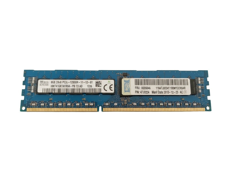 SK Hynix 8GB 2Rx8 PC3L-12800R-11-12-B1 DDR3L Server RAM (Refurbished)