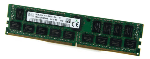 SK Hynix 16GB 2Rx4 PC4-2400T-RB1-11 DDR4 Server RAM (Refurbished)