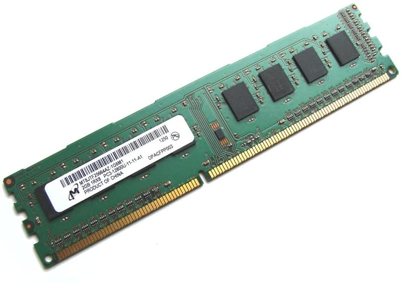 Micron 4GB 1Rx8 PC3-12800U-11-11-A1 DDR3 Desktop RAM (Refurbished)