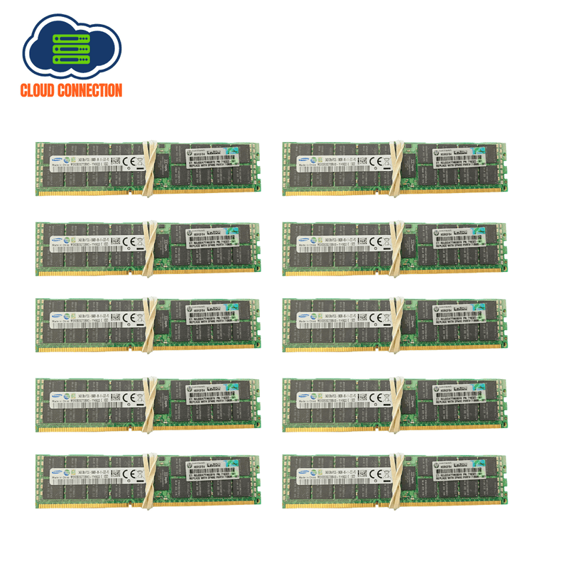 10 x Samsung (HP Certified 716322-081) 24GB 3RX4 PC3L-10600R-09-11-ZZZ-P3 Server RAM (Refurbished)