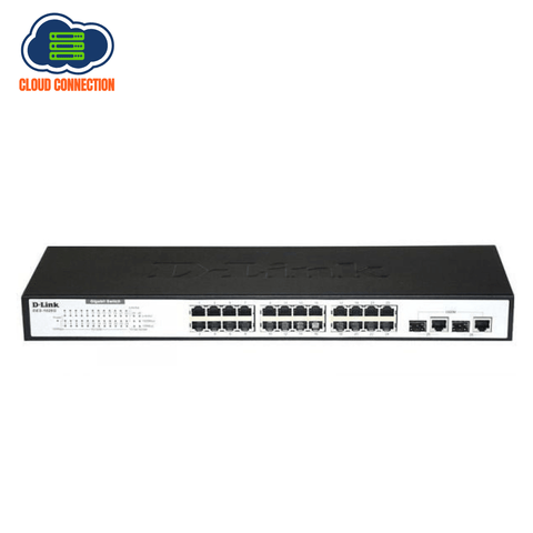 D-Link Des-1026G 24 100Mb Ports + 2 Gigabit Rj-45 Combined Ports 10/100 Switch (Refurbished)