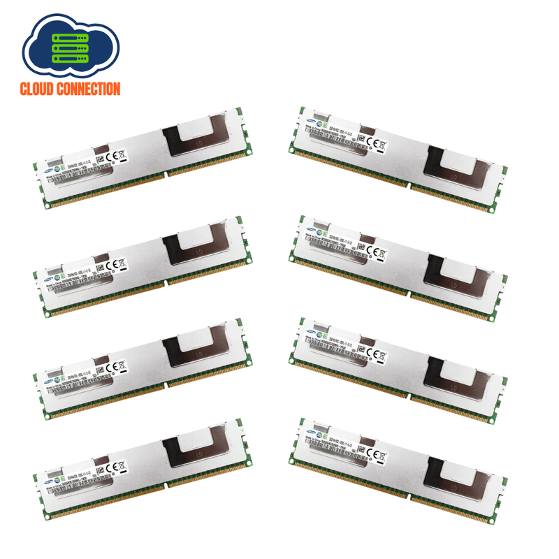 Samsung 256GB Kit - 8 x 32GB 4Rx4 PC3L-12800L-11-12-C0 DDR3 Server RAM (Refurbished)