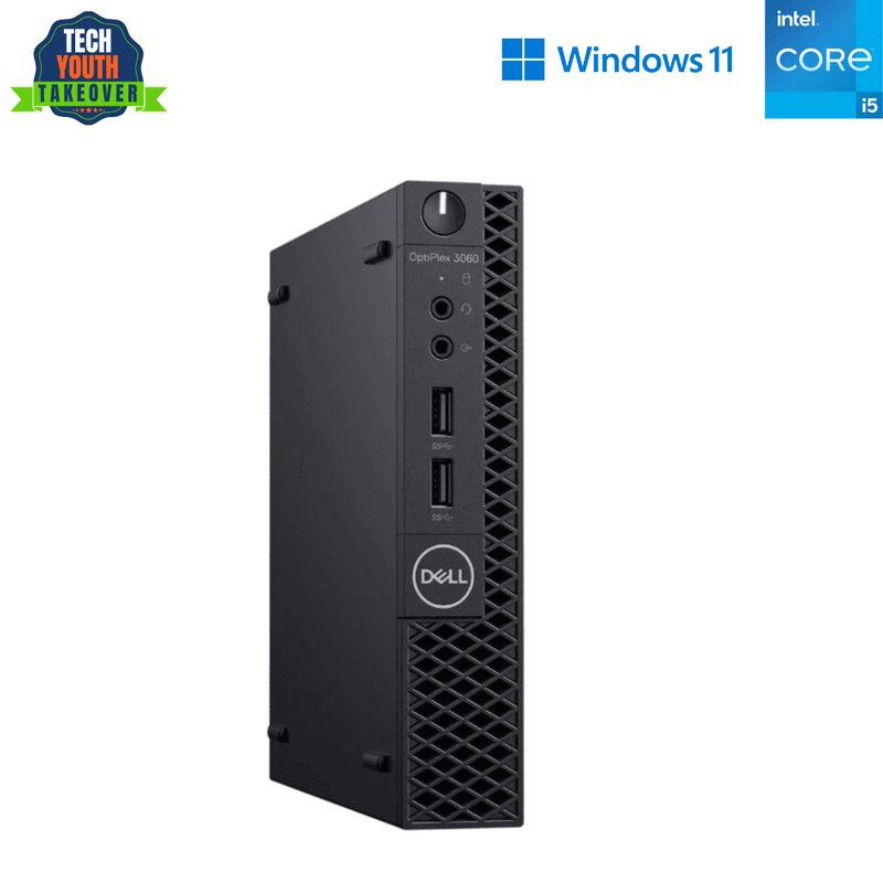 Dell OptiPlex 3060 Micro Business Computer - i5 8400T - 16GB DDR4 - 256GB SSD - Win11Pro (Refurbished)
