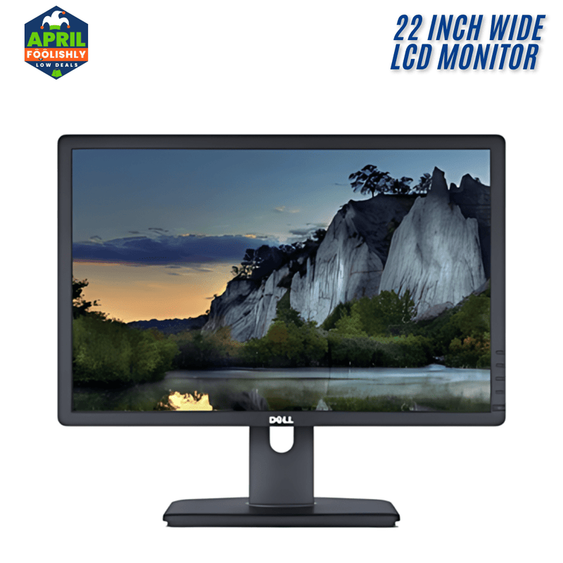 Dell P2213t 22 Inch Wide Lcd Monitor - VGA, DVI & DisplayPort -  Refurb Special (Refurbished)