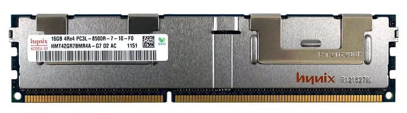SK Hynix 16GB 4Rx4 PC3-8500R-7-10-F0 DDR3 ECC Registered Server RAM (Refurbished)