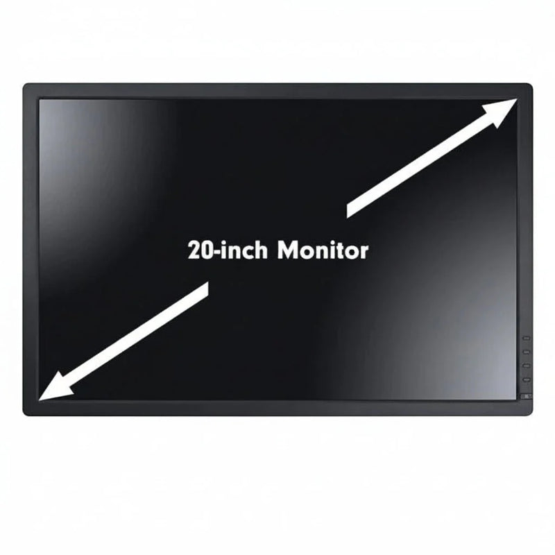 20 Inch Wide LCD Monitor No Stand – VGA (Used)