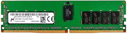 Micron 16GB 2x8 PC4-2400T-REB-11 DDR4 Server RAM (Refurbished)