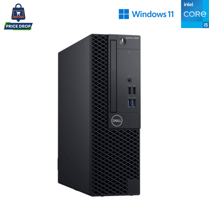 Dell OptiPlex 3060 SFF Business Computer – i5 8400 – 16GB DDR4 – 256GB SSD – Win11 Pro – Refurb Special (Refurbished)