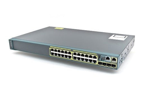 Cisco WS-C2960S-24TS-L 24 Port + 4 SFP Uplink Managed Layer 2 Switch (Used)