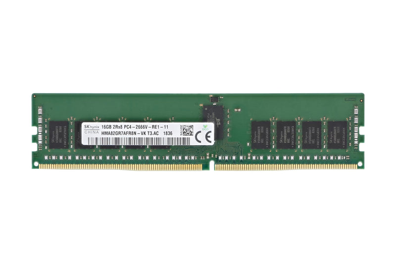 SK Hynix 16GB 2Rx8 PC4-2666V-RE1-11 DDR4 Server RAM (Refurbished)