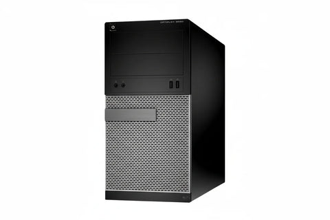 Dell OptiPlex 3020 MT Business Computer - i5 4590 - 4GB DDR3 - 500GB HDD - Win10Pro - Pre-Owned Desktop PC (Used)