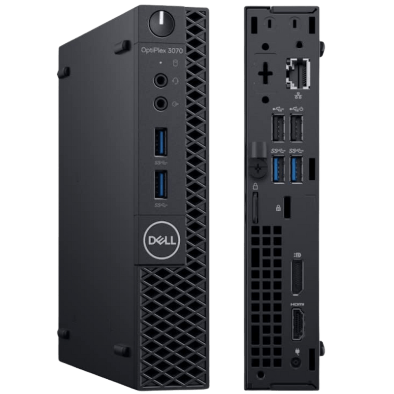 Dell OptiPlex 3070 Intel i5, 8th Gen USFF PC with 8GB Ram + 256GB SSD