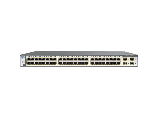 Cisco Ws-C3750-48Ps-E V04 - 48 Port 10/100 Poe Switch - Refurb Switch (Refurbished)