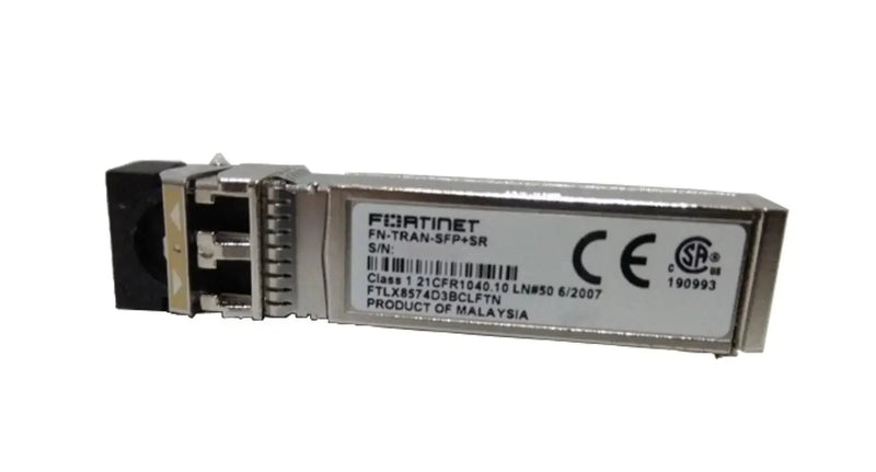 Fortinet FTLX8574D3BCLFTN SFP+ SR 10G 850nm MM 300m Transceiver (Refurbished)