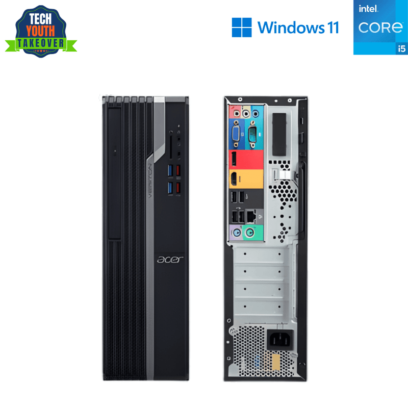 Acer Veriton X4665G SFF Business Computer – i5 9400 – 16GB DDR4 – 256GB SSD – Win11Pro (Refurbished)