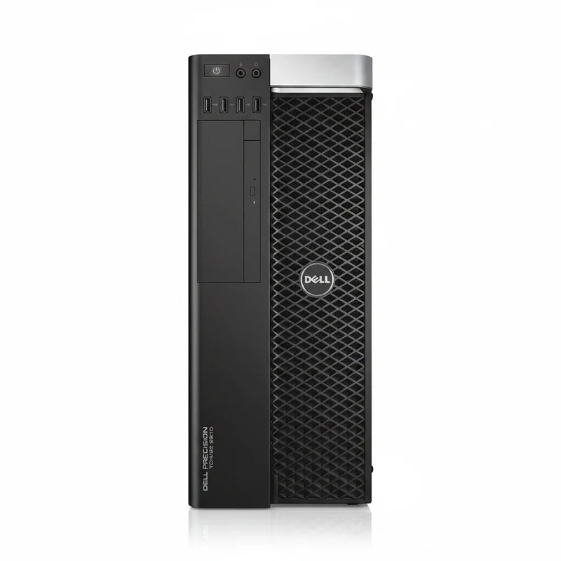 Dell Precision 5810 Tower Workstation Computer – Xeon E5-1650 v3 – 64GB DDR4 – 512GB SATA – Quadro T1000 – Win11Pro (Used)