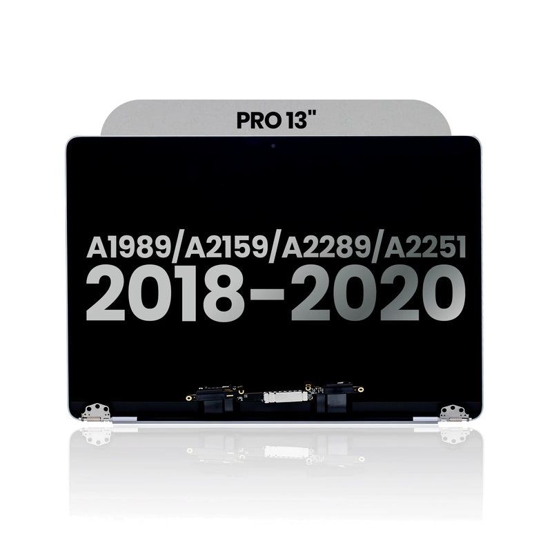 A2251-A2289-A2159-A1989 Display Assembly, Space Gray for Apple MacBook Pro 13-inch Retina Touch from (Mid 2018-Mid 2020) - Used
