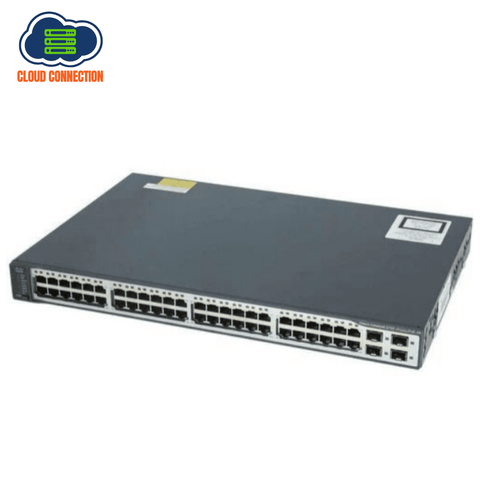 Cisco WS-C3750V2-48PS-S 48 Port Managed Layer 3 Switch (Used)