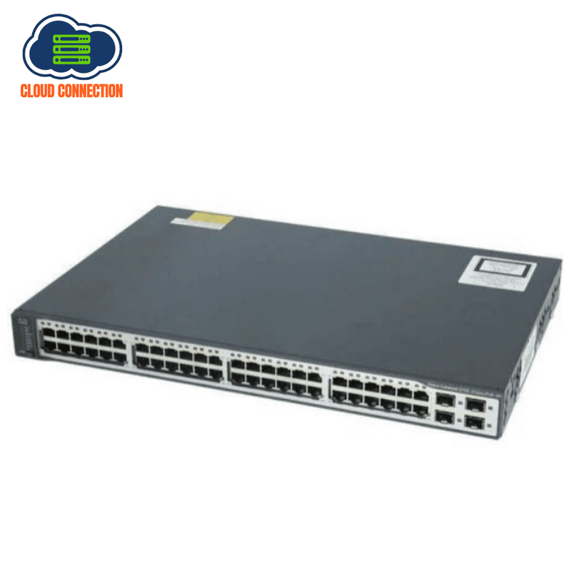 Cisco WS-C3750V2-48PS-S 48 Port Managed Layer 3 Switch (Used)