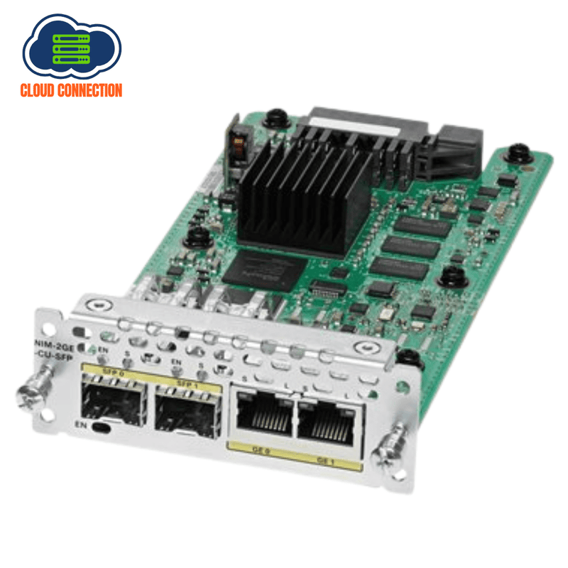 Cisco NIM-2GE-CU-SFP 2 Port Gigabit Ethernet Dual-Mode GE/SFP Network Interface Module (New)