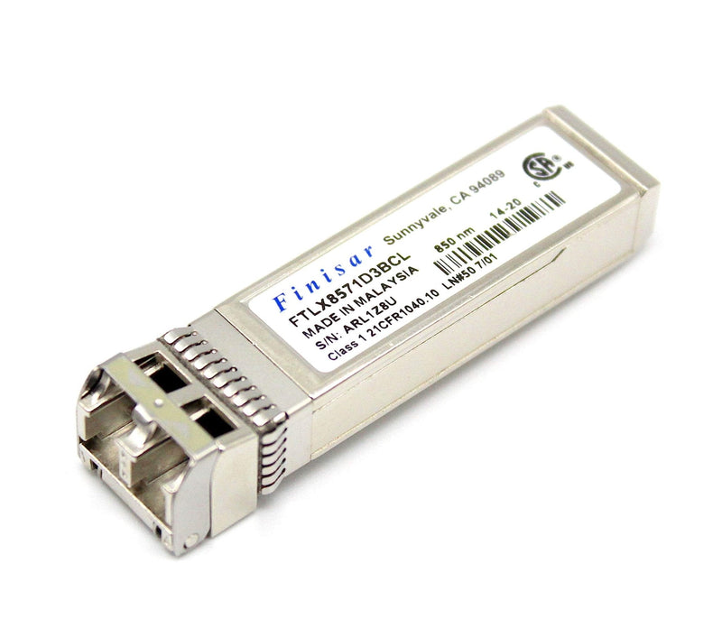 Finisar FTLX8571D3BCL-EM RoHS-6 Compliant 10Gb/s 850nm Multimode Datacom SFP+ Transceiver (Refurbished)