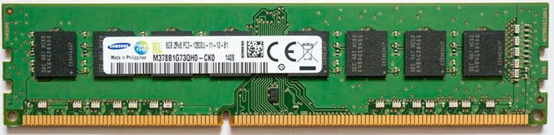 Samsung 8GB 2Rx8 PC3-12800U-11-13-B1 DDR3 Desktop RAM (Refurbished)