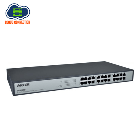 Mecer ST-3131M 24 Port Gigabit Unmanaged Switch (Used)