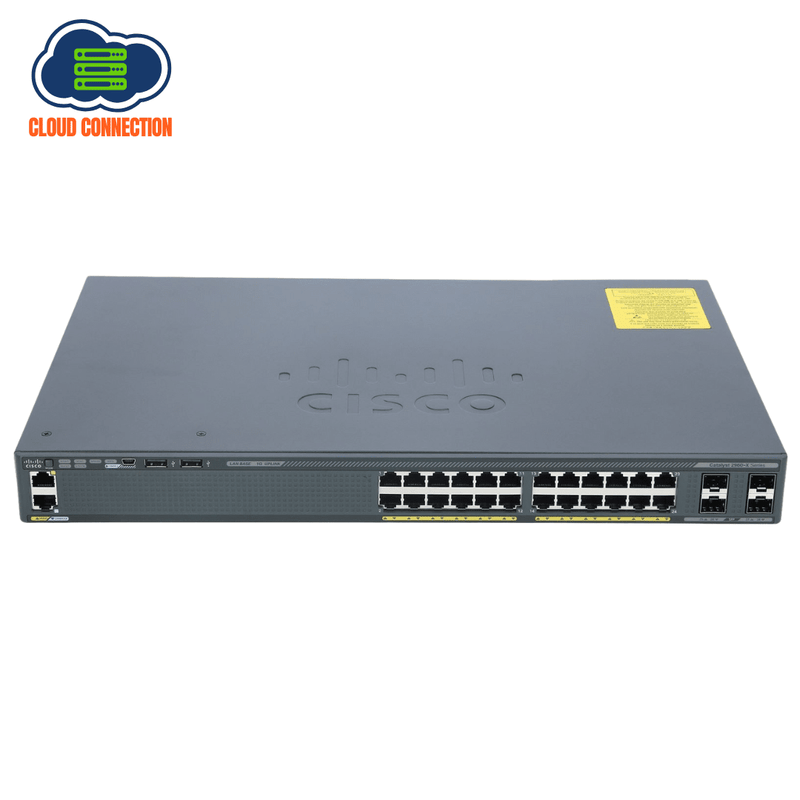 Cisco Catalyst Ws-C2960X-24Ts-L - 24 Gige, 4 X 1G Sfp, Lan Base Switch - Refurb Switch (Refurbished)