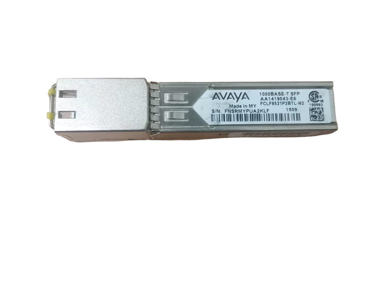 Avaya FCLF8521P2BTL-N2 1000BASE-T SFP AA1419043-E6 Transceiver Module (Refurbished)