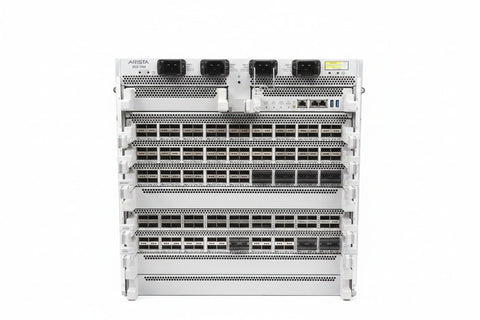 Arista DCS-7508 With 3 × 7500E-36Q-LC + 2 × 7500R2-36CQ-LC + 1 × 7500-SUP2 Modular Data Centre Switch (Refurbished)