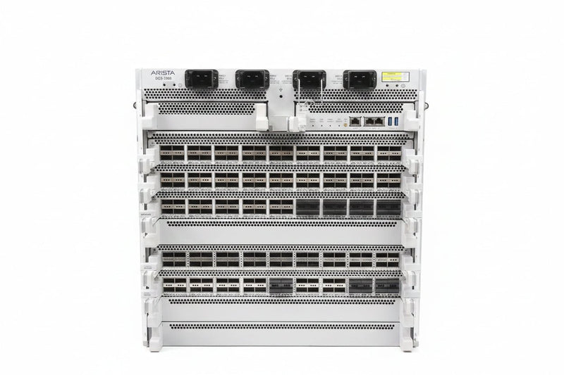 Arista DCS-7508 With 3 × 7500E-36Q-LC + 2 × 7500R2-36CQ-LC + 1 × 7500-SUP2 Modular Data Centre Switch (Refurbished)