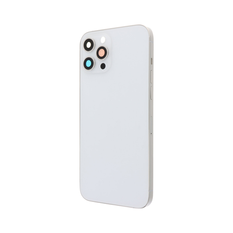 iPhone 12 Pro Max Back Cover (Silver) (OEM)