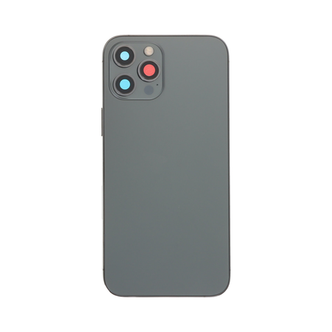 iPhone 12 Pro Max Back Cover (Black) (OEM)