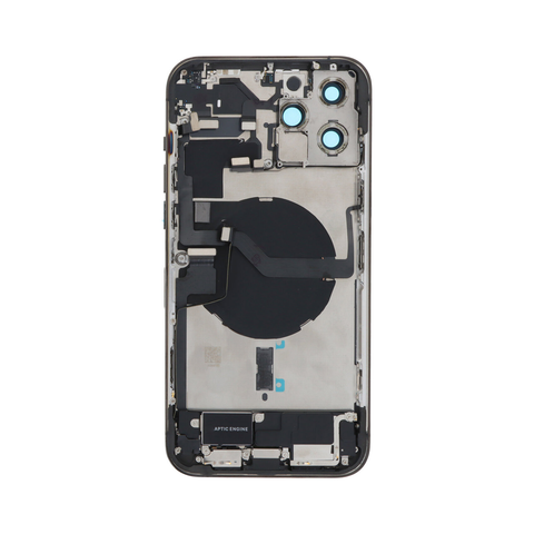 iPhone 12 Pro Max Back Cover (Black) (OEM)