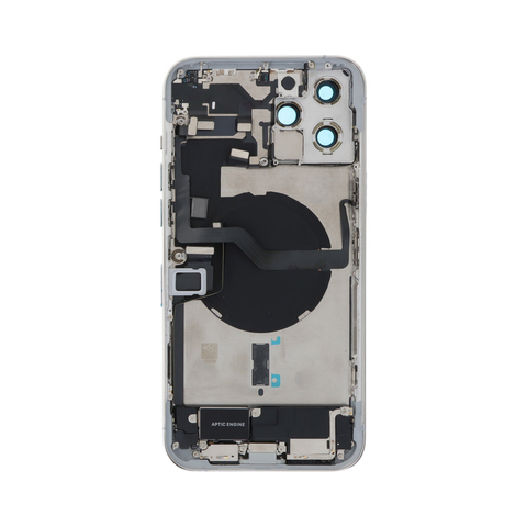 iPhone 12 Pro Max Back Cover (Silver) (OEM)