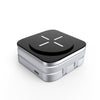 3 in 1 ABS Foldable Magnetic Wireless Charger Stand for iPhone/Apple Watch/AirPods Silver