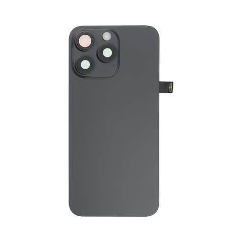 iPhone 15 Pro Max Back Cover (Black Titanium) (OEM)