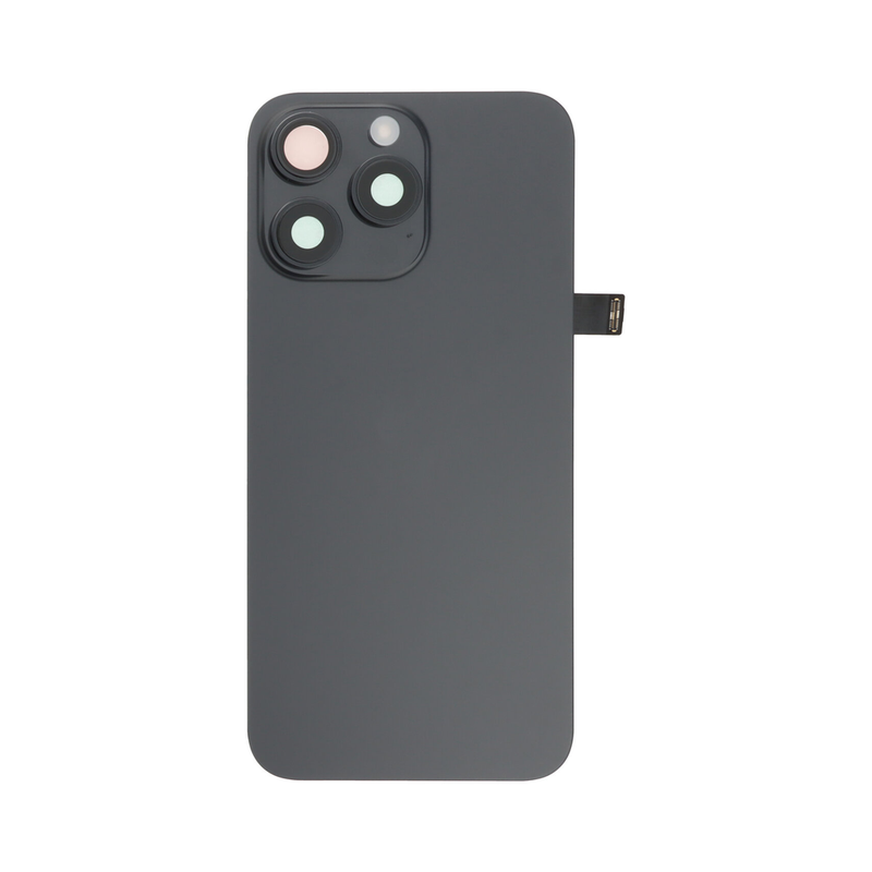 iPhone 15 Pro Max Back Cover (Black Titanium) (OEM)