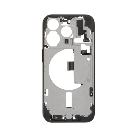 iPhone 15 Pro Back Cover (Black Titanium) (OEM)