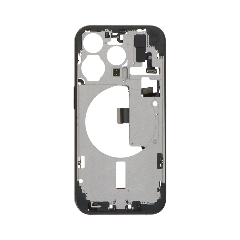 iPhone 15 Pro Back Cover (Black Titanium) (OEM)