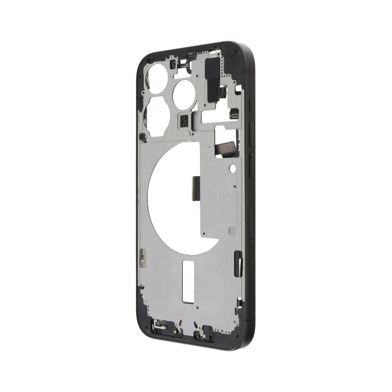 iPhone 15 Pro Back Cover (Black Titanium) (OEM)