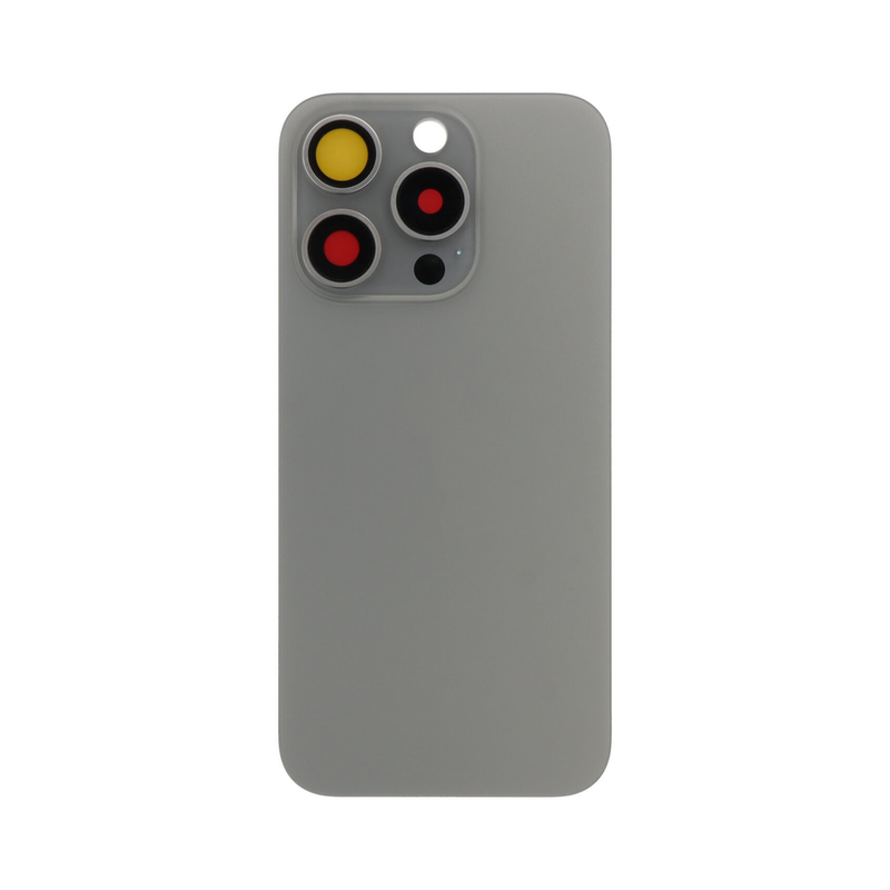 iPhone 15 Pro Back Cover (Natural Titanium) (OEM)