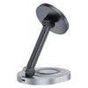 W14 15W 2 In 1 Foldable Magnetic Wireless Charger Stand for iPhone 12-15 Series/Airpods/Apple Watch Black